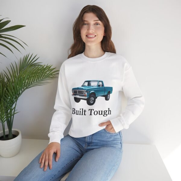 Built Tough Unisex Crewneck Sweatshirt | Ford Lovers Gift | Casual Apparel | Truck Enthusiast Fashion | Comfortable Everyday Wear - Image 4