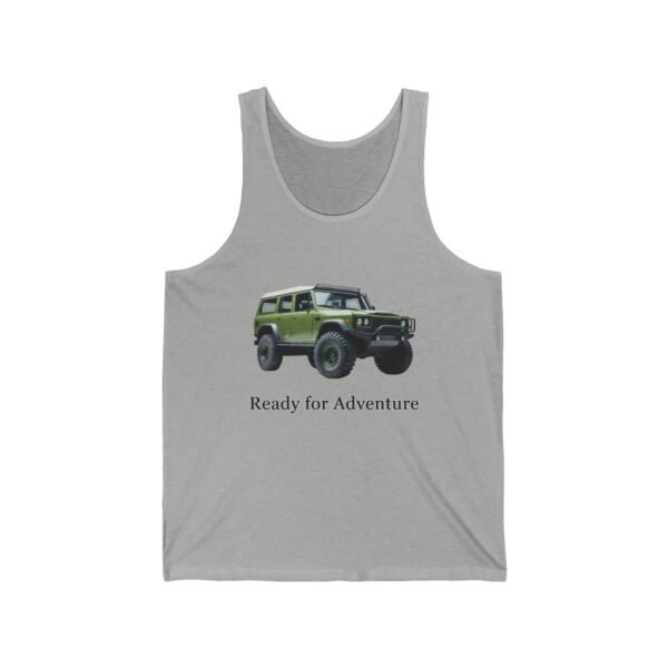 Ready for Adventure Unisex Jersey Tank, Rugged Nature Shirt, Outdoor Wear, Adventure Tank Top, Gift for Nature Lovers - Image 15