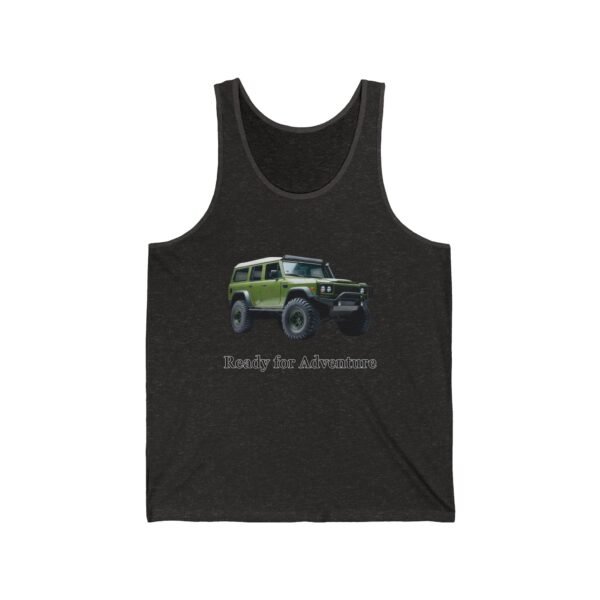 Ready for Adventure Unisex Jersey Tank, Rugged Nature Shirt, Outdoor Wear, Adventure Tank Top, Gift for Nature Lovers - Image 5