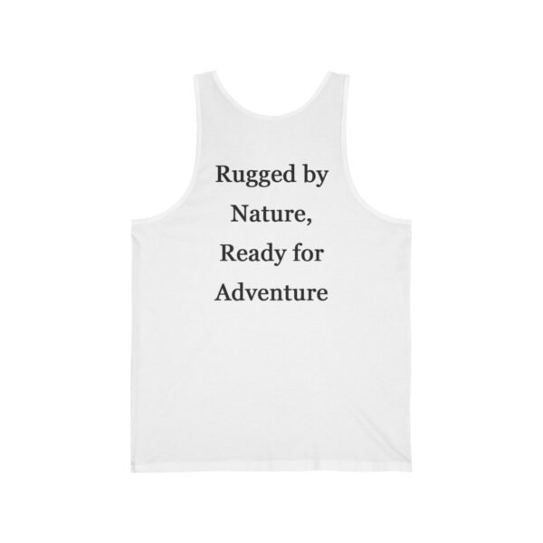 Ready for Adventure Unisex Jersey Tank, Rugged Nature Shirt, Outdoor Wear, Adventure Tank Top, Gift for Nature Lovers - Image 2